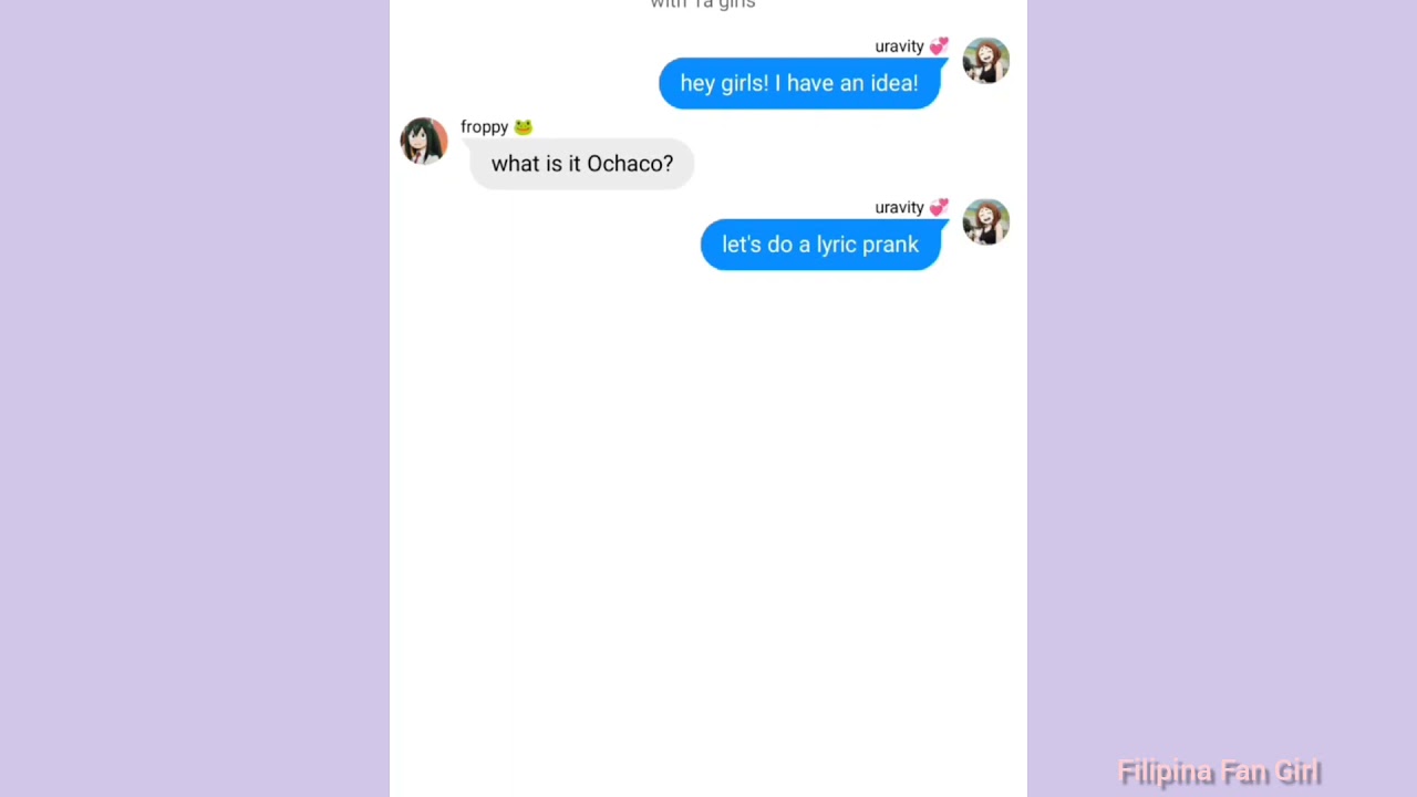 Mha girls lyric prank pt 2 Kiss Me More by Doja Cat and Sza