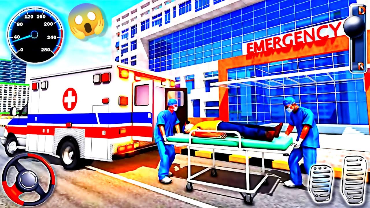 Realistic Ambulance City Rescue Simulator - Ambulance Game City Rescue 3D - Android Gameplay 
