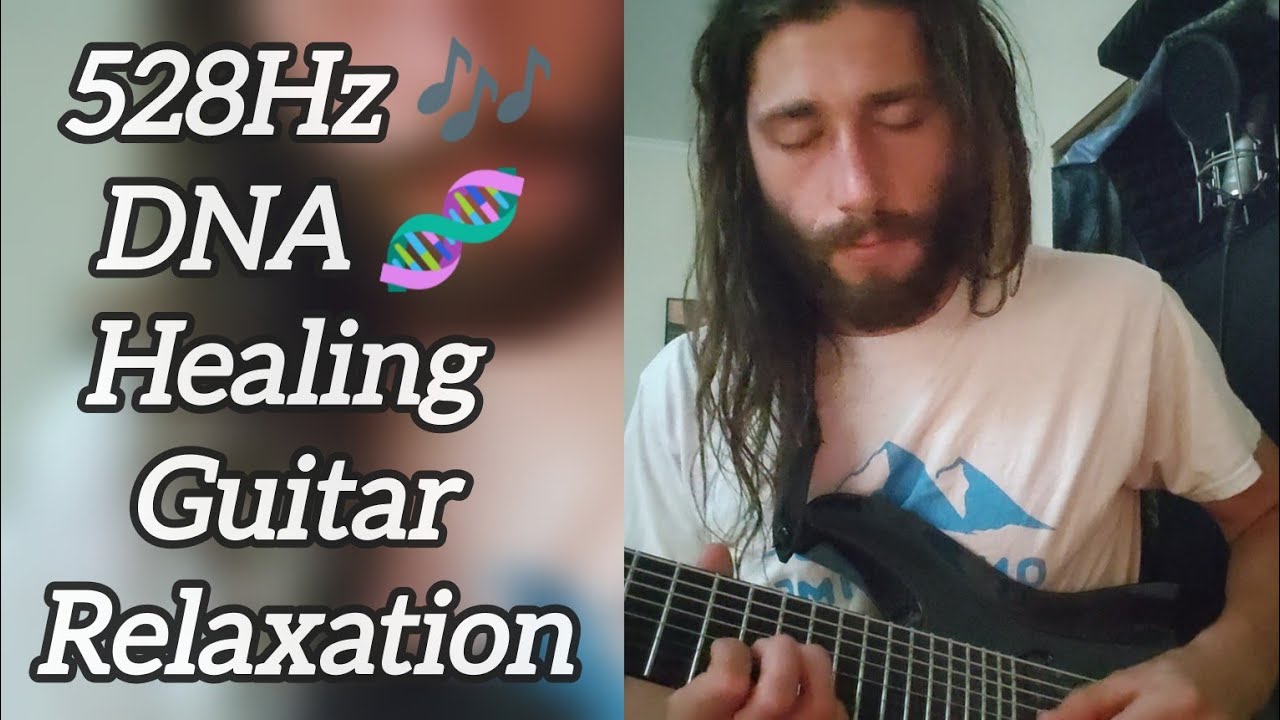 528 Hz DNA Healing 🧬🎶🌕 Relaxing Guitar Vibes