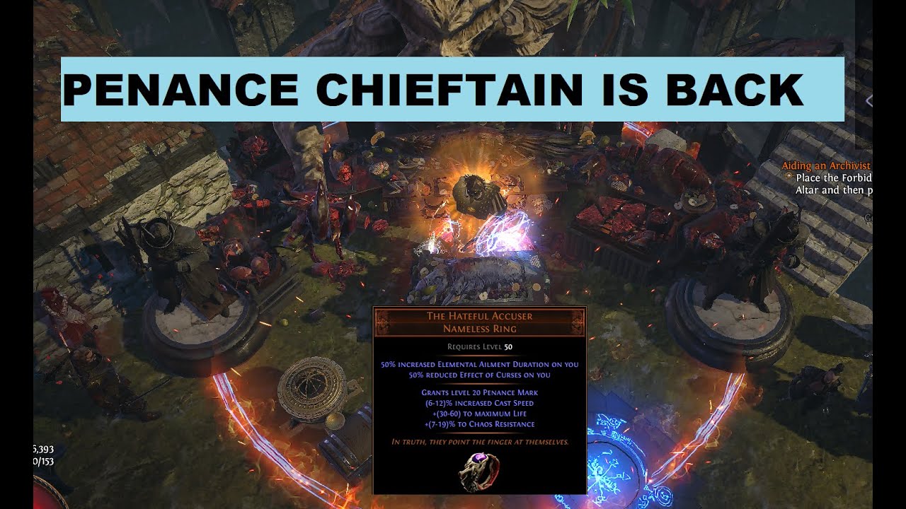3.25 Righteous Fire Chieftain featuring Penance Mark