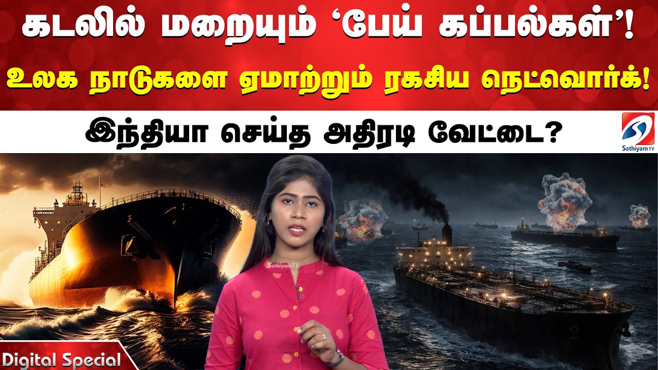 கடலில் மறையும் 'பேய் கப்பல்கள்'! உலக நாடுகளை ஏமாற்றும் ரகசிய நெட்வொர்க்! இந்தியா செய்த அதிரடி வேட்டை