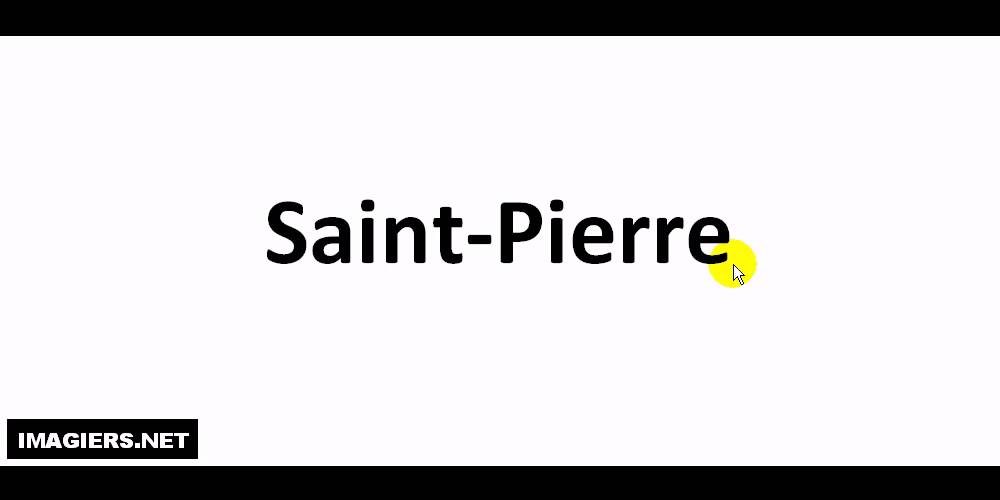 How to pronounce in French # Saint Pierre