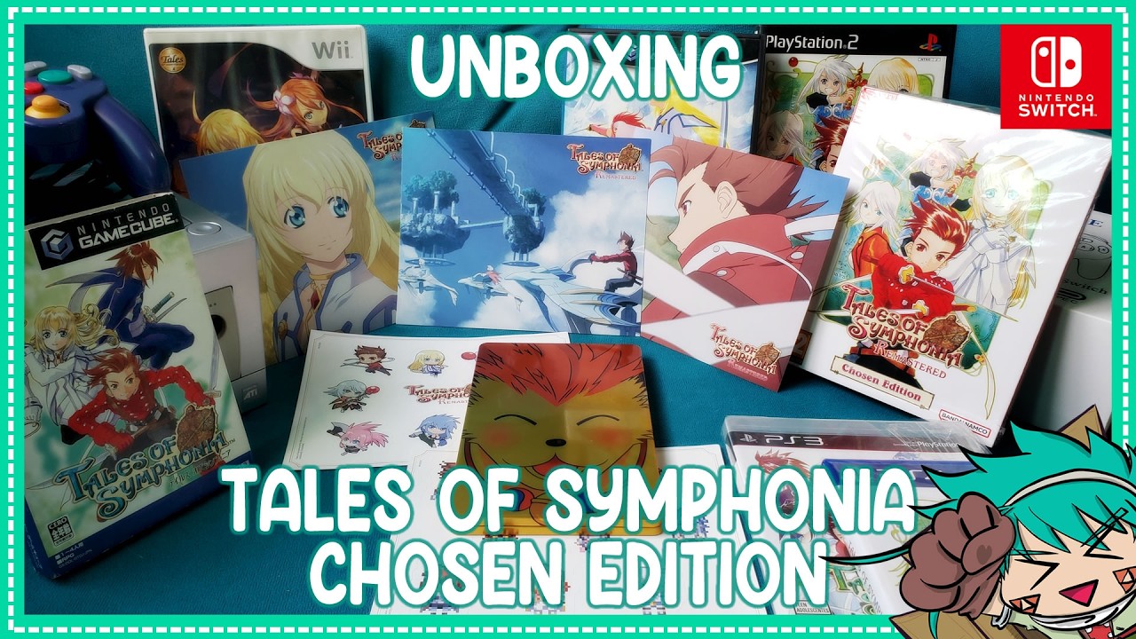 Super Unboxing de Tales of Symphonia Remastered Chosen Edition para Nintendo Switch!! #unboxing