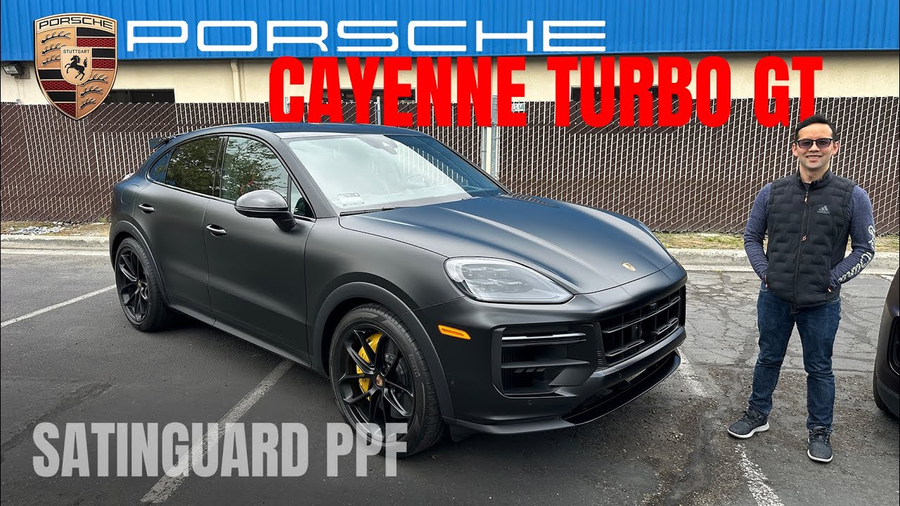 New Porsche Cayenne Turbo GT: SatinGuard PPF Transformation