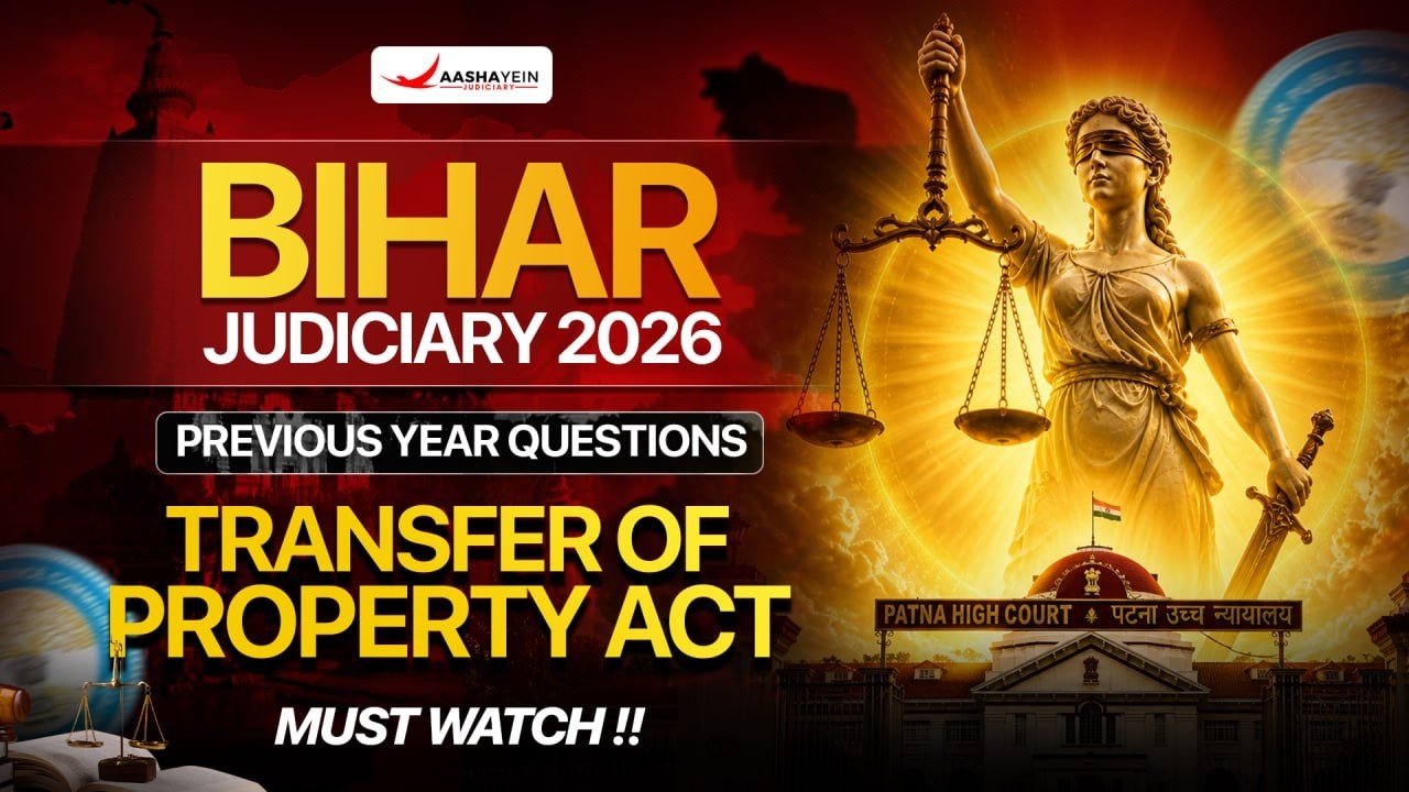 Bihar Judiciary 2026: Previous Year Paper Analysis | Transfer of Property Act | Bihar Judiciary PYQ