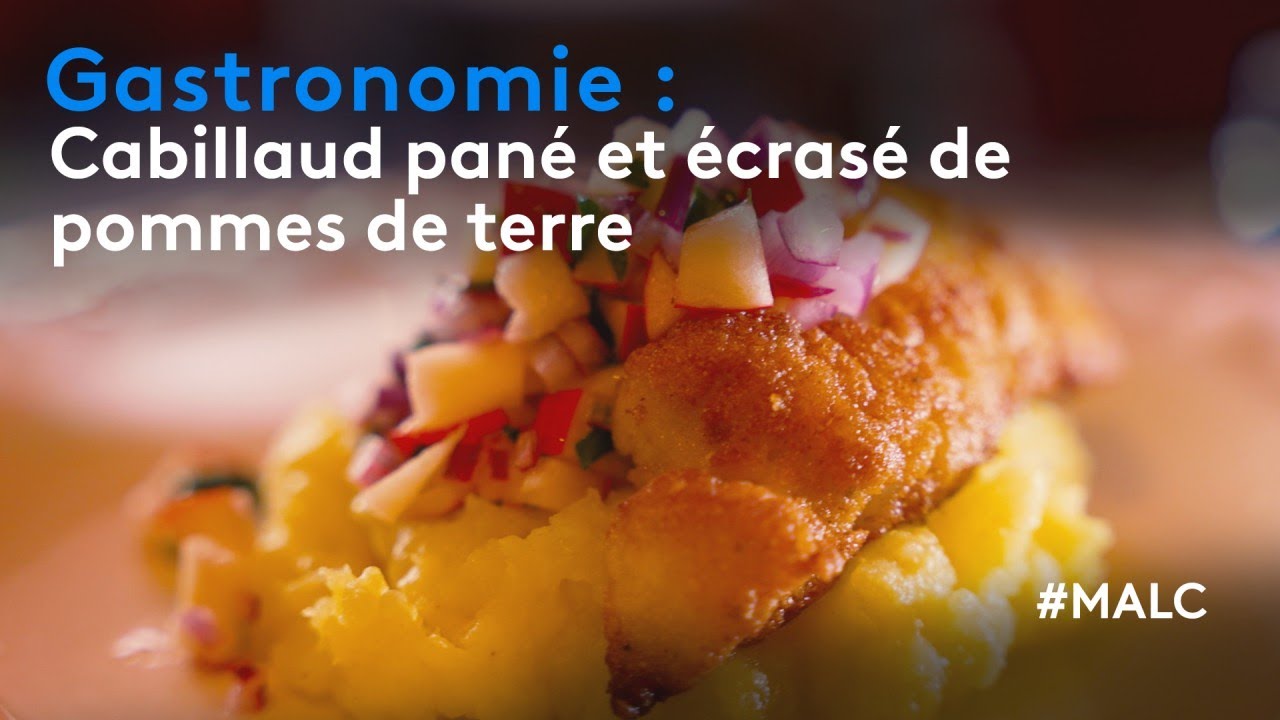 Gastronomie : cabillaud pané et écrasé de pommes de terre
