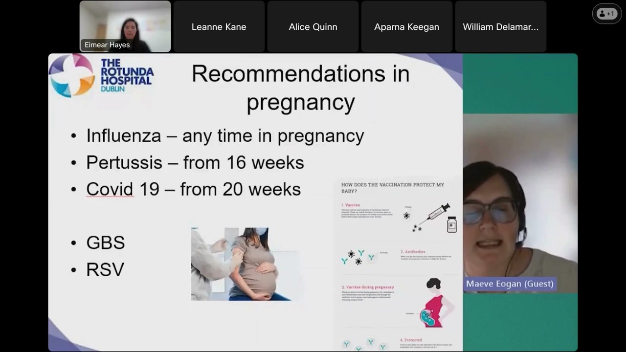 NIO Lunch and Learn Vaccines in Pregnancy Webinar
