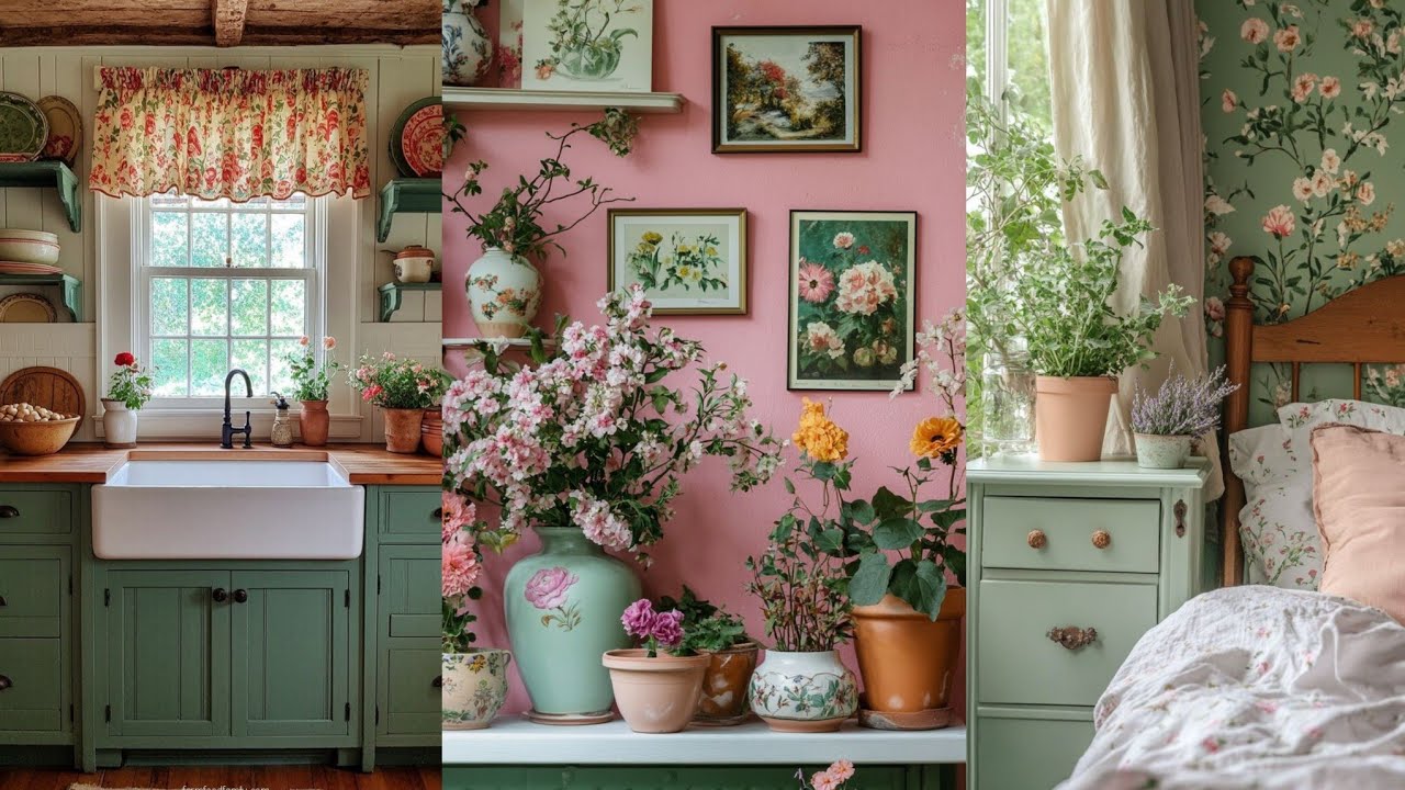 Bring Rustic Beauty into Your Home: Cozy Shabby Chic Country Decorating Ideas🌻🍃