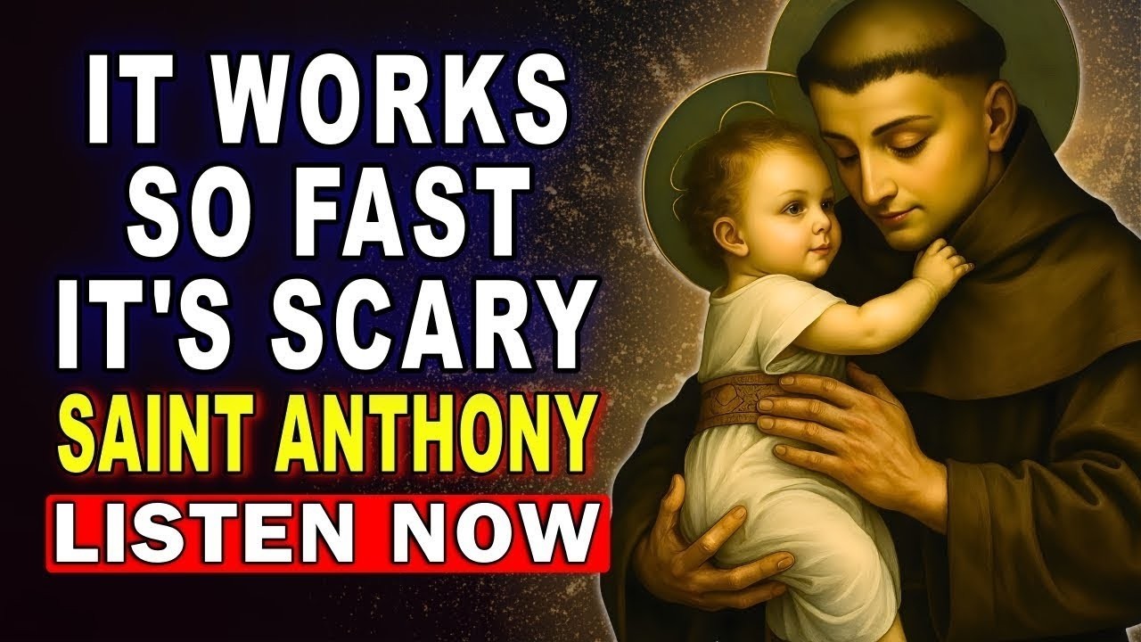 SAINT ANTHONY OF PADUA – THE MOST POWERFUL PRAYER FOR AN URGENT MIRACLE TODAY 🙏