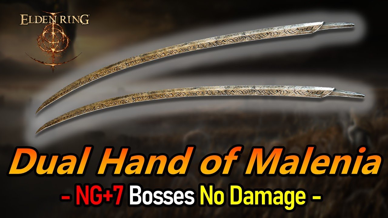Dual Hand of Malenia | NG+7 Bosses No Damage | Elden Ring | 1.16 ver