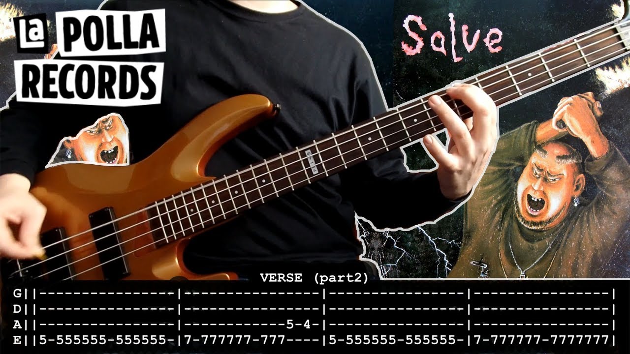 LA POLLA RECORDS - Salve 🙏🏻 (bass cover w/ Tabs)