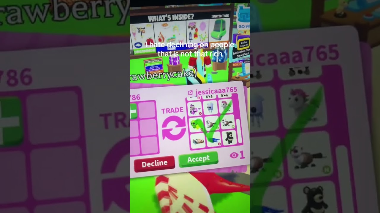 отклоняю небогатых игроков #adoptmeroblox