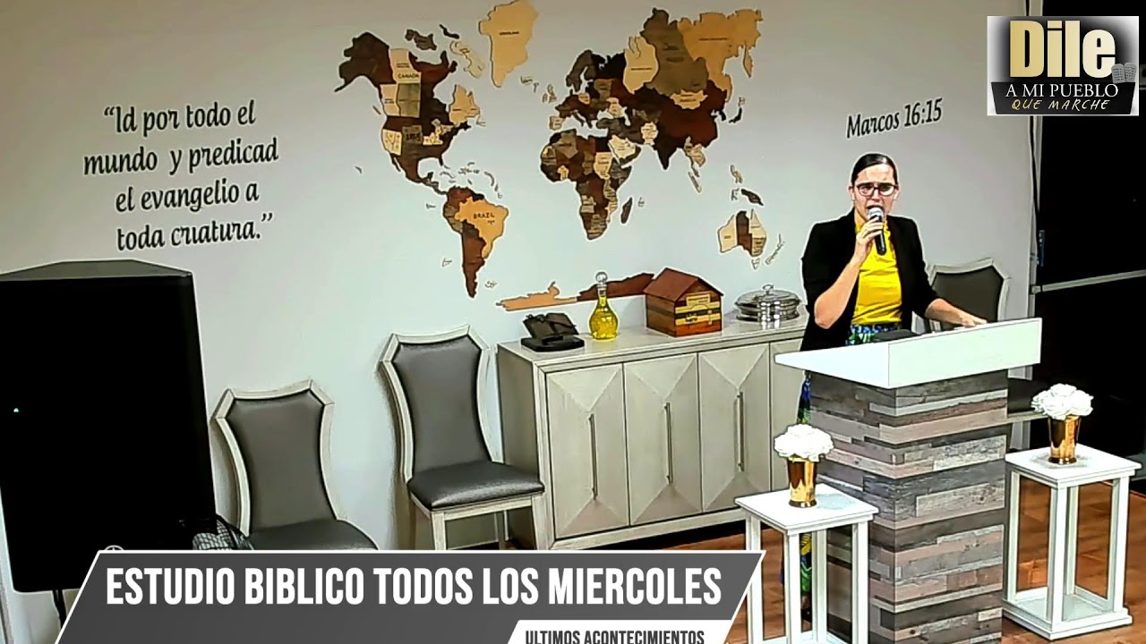 ESTUDIO BIBLICO LOS ULTIMOS TIEMPOS  IGL. MPV DILE A MI PUEBLO QUE MARCHE