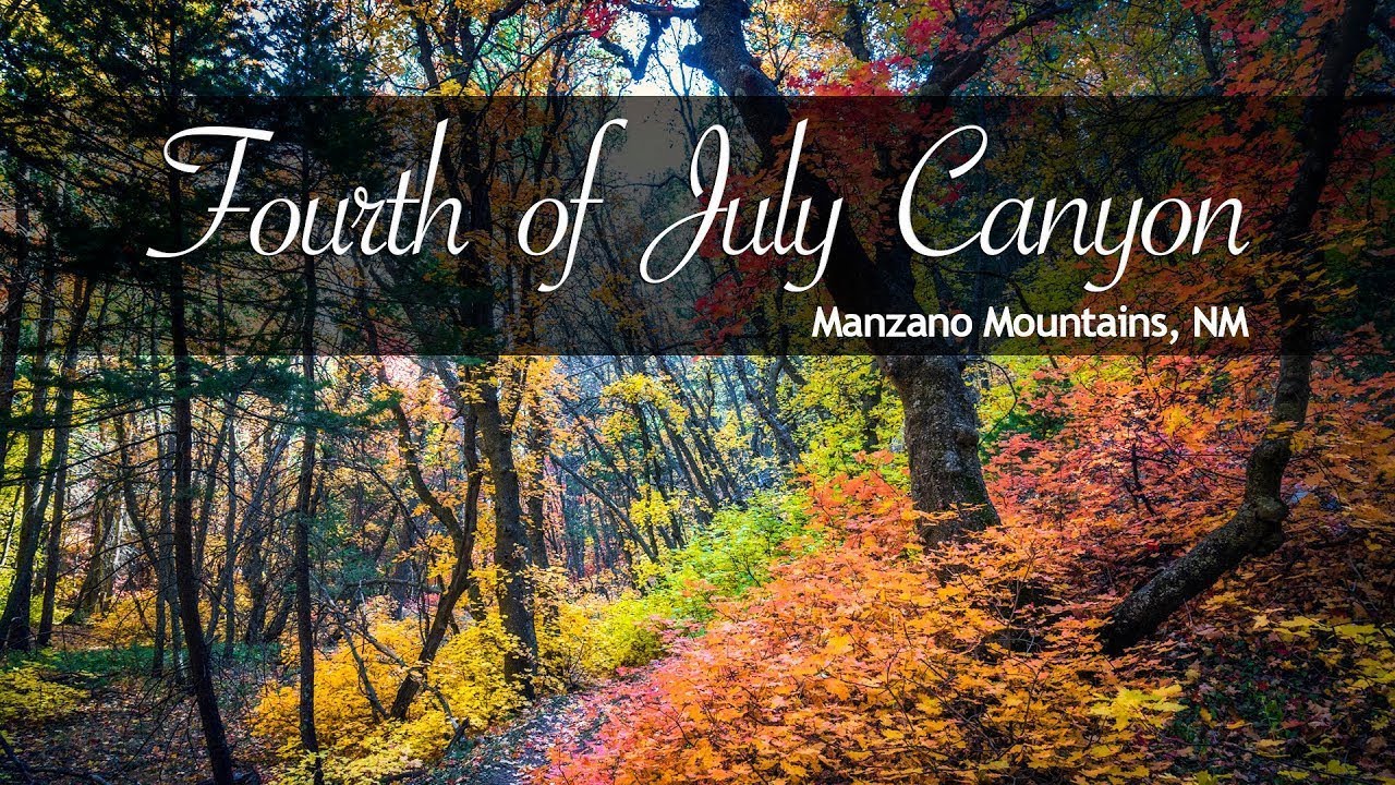 Fourth of July Canyon - Manzano Mountains, New Mexico