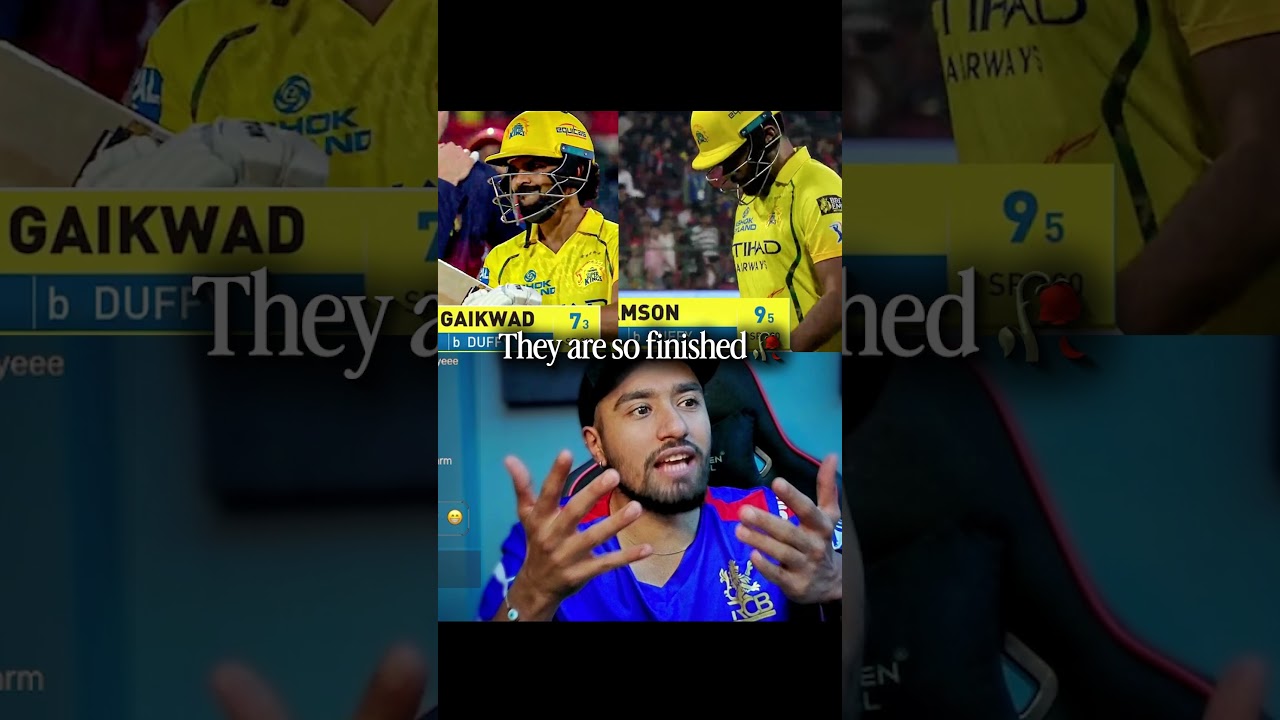 They are ruined.. Sanju & Ruturaj wicket today 🥀 RCB vs CSK 2026 Highlights 🔥 #shorts