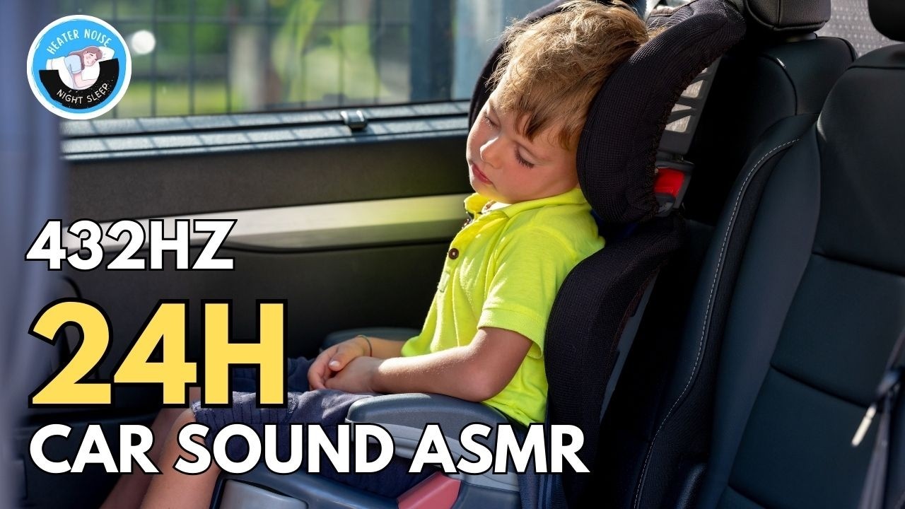Perfect CAR SOUND ASMR For Sleeping - Black Screen | Healing Sound To Reduce Insomnia In 24 Hours