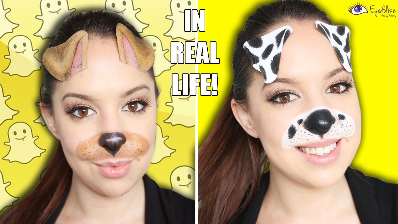 Snapchat in Real Life! Dog Filter Makeup Tutorial || EyedolizeMakeup