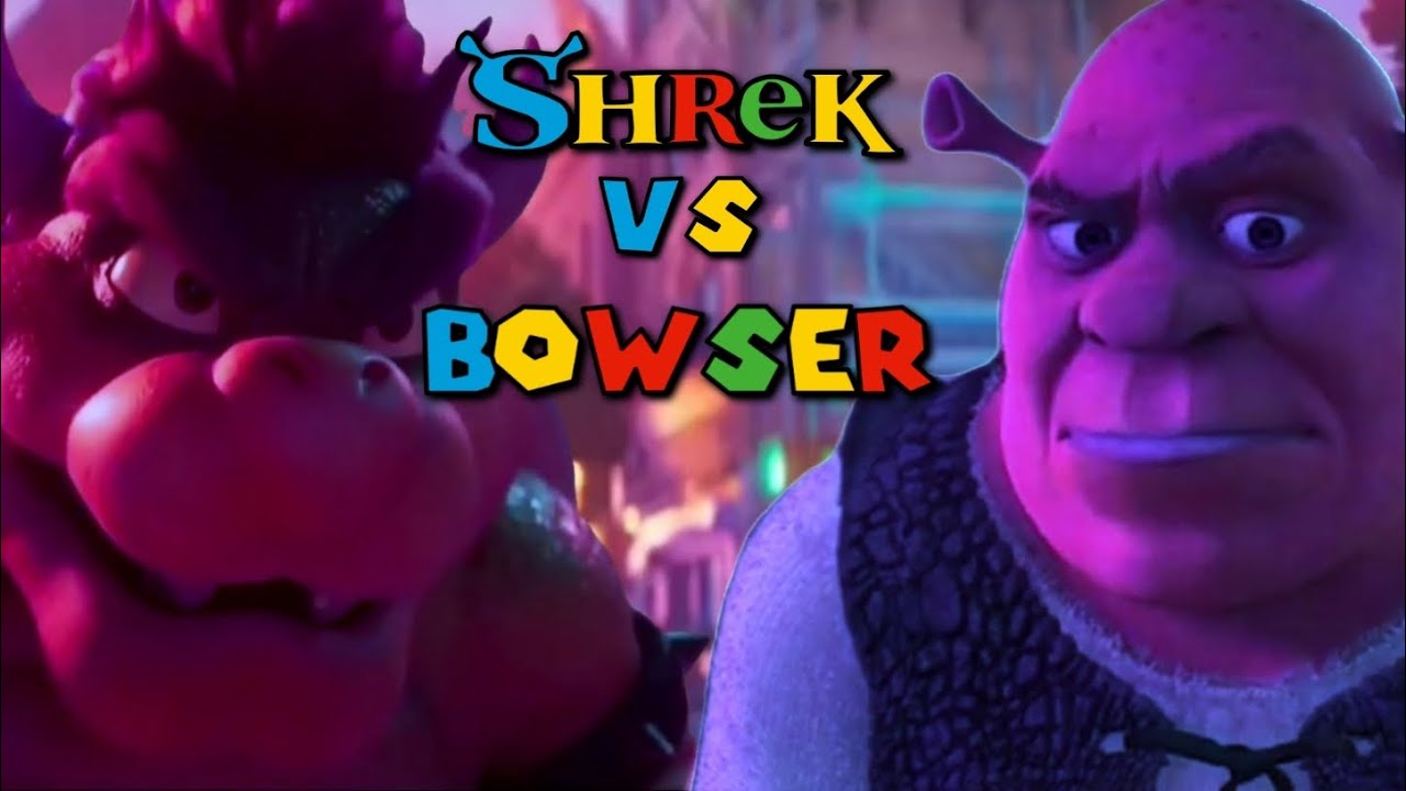 Shrek Fights Bowser (F**king Powerfull)