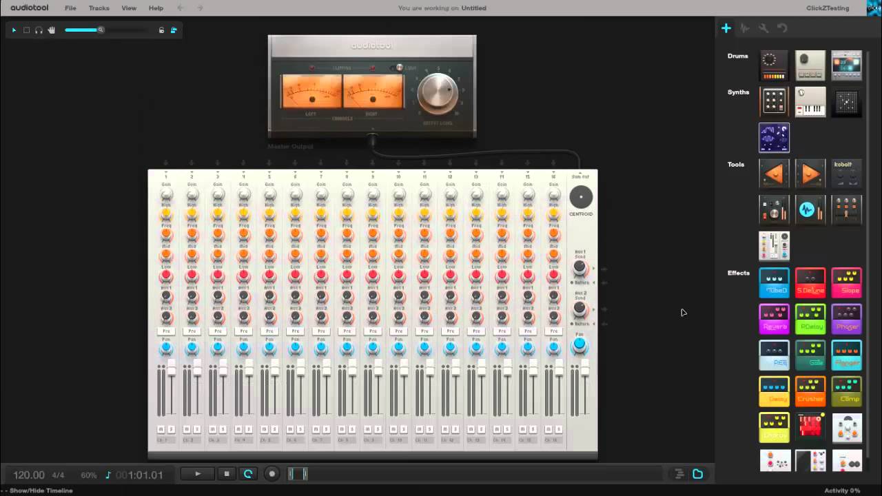 Learning to Make Electronic Music (Audiotool): Where to go and setup