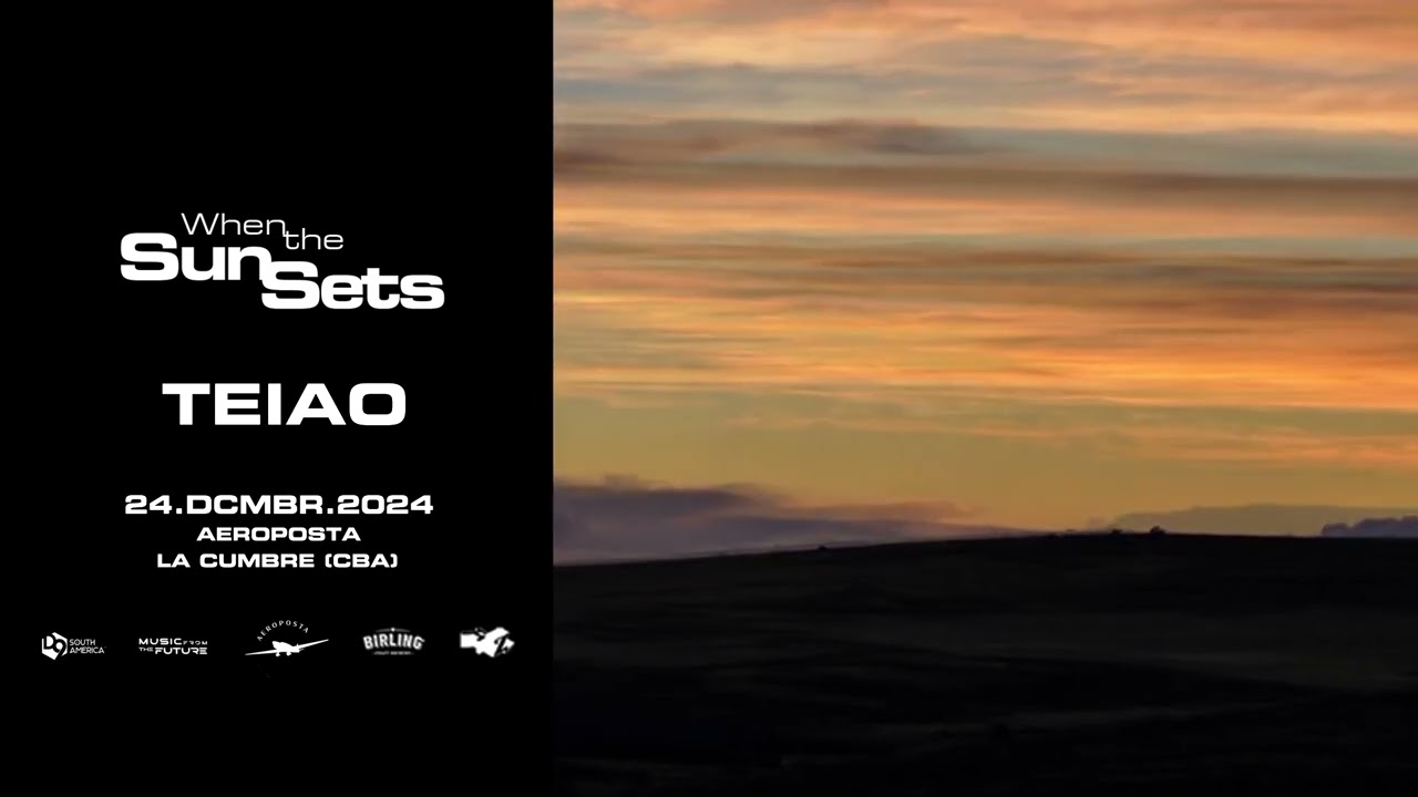 TEIAO warm up Carlos Alfonsin When the Sun Sets, La Cumbre, Cordoba, Argentina | 24.12.2024