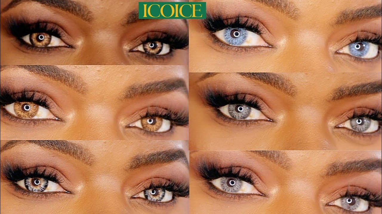 New Colored Contact Lens Review & Try-On | Affordable Contact Lenses | ICOICE | Dilias Empire.