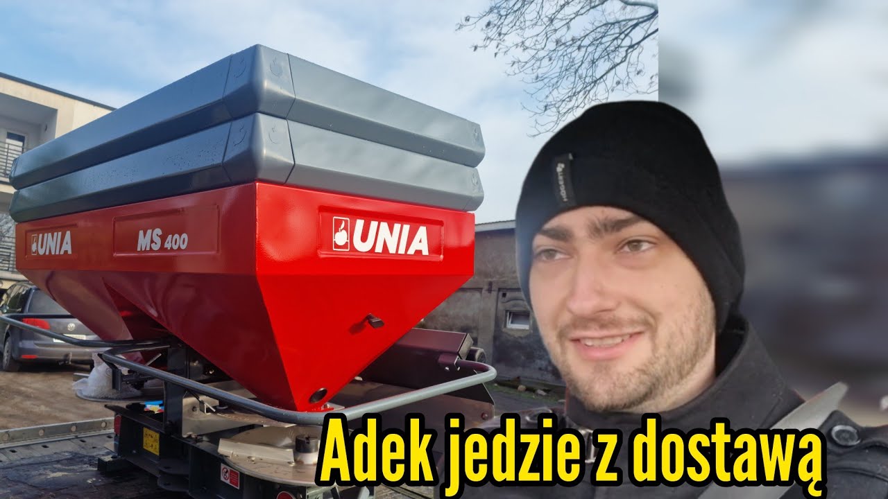 Dostarczyłem do klienta rozsiewacz marki UNIA