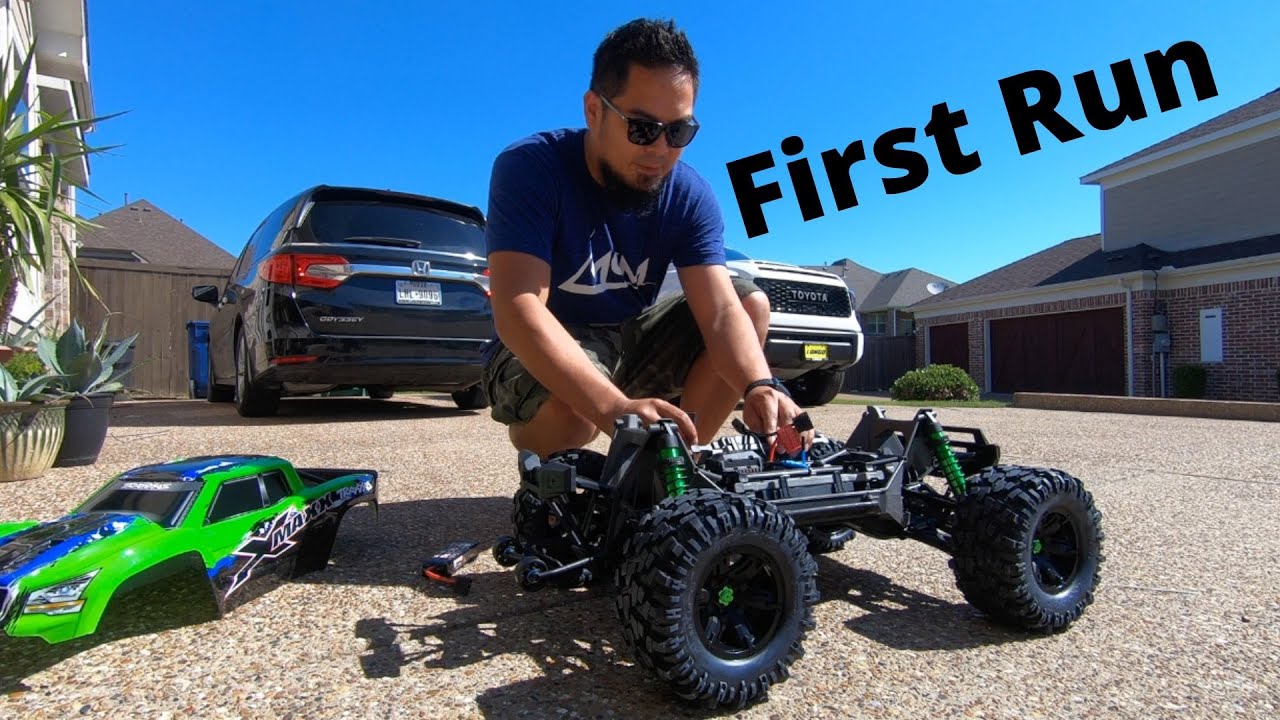 Traxxas XMaxx First Run 6S vs 8S Lipo Batteries