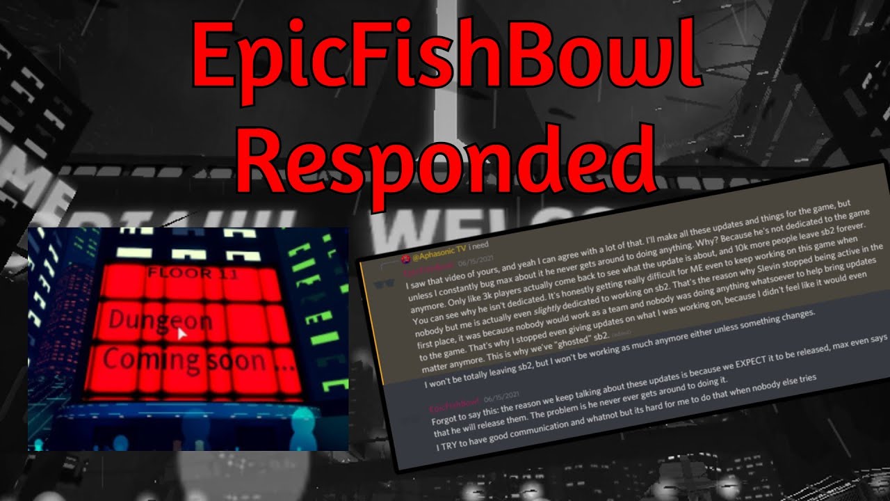 Epicfishbowl responded | Swordburst 2