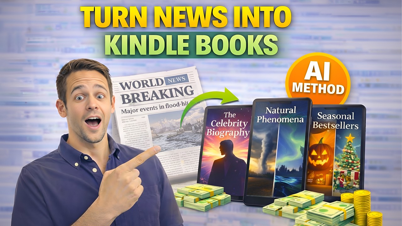 How to Create Kindle Books Based on News Items Using AI