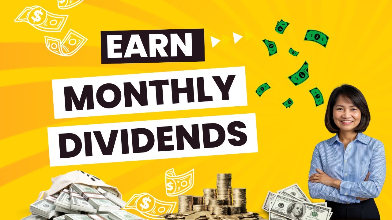 Earn MONTHLY DIVIDENDS With REITs and Dividend Stocks