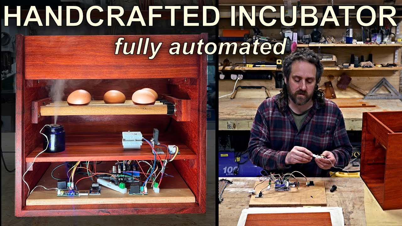Полностью автоматизированный инкубатор для яиц на базе Arduino | Woodworking Build
