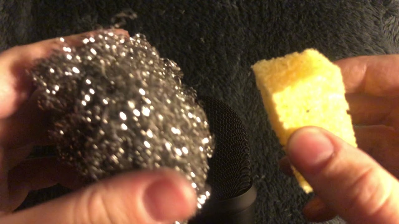 Steel sponge crushing (no talking) | ASMR