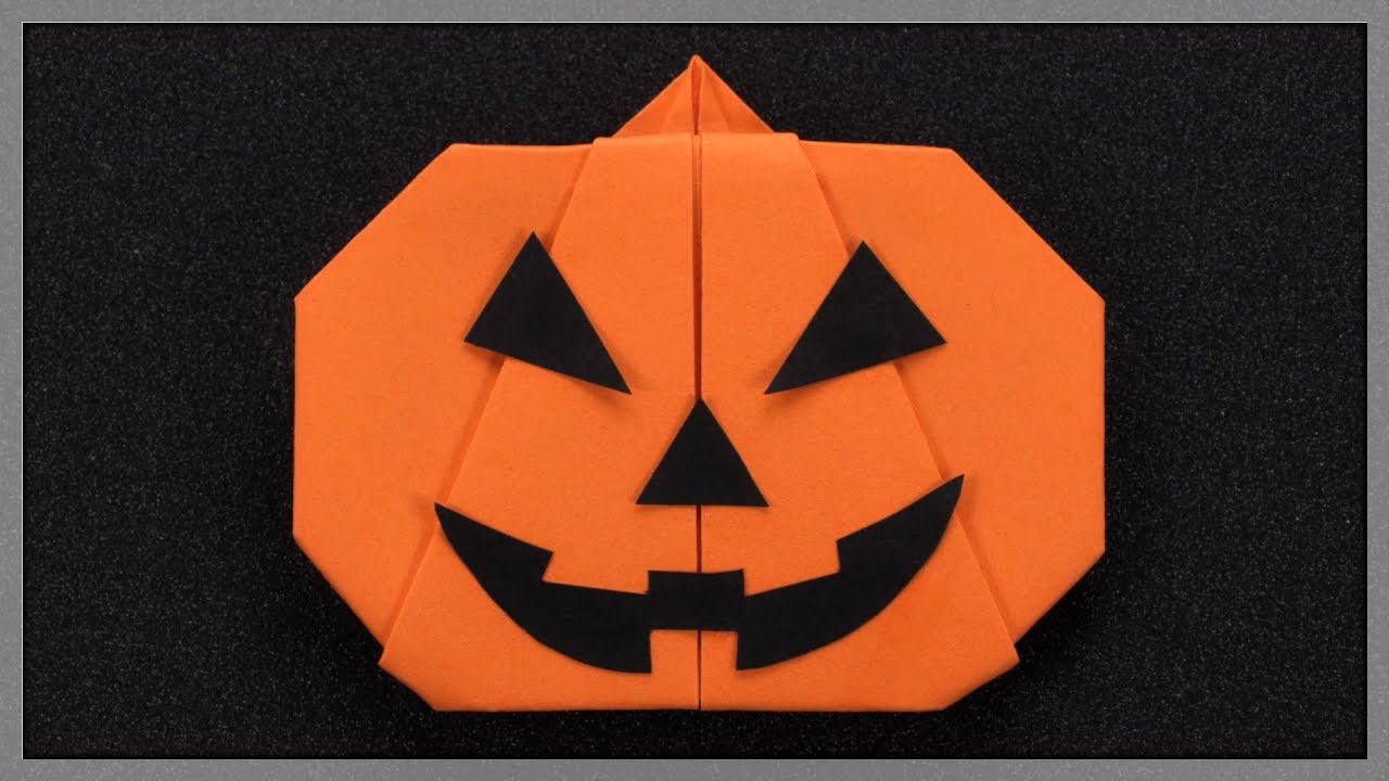 Origami Halloween Pumpkin Easy 🎃 How To Make Paper Pumpkin for Halloween 👻 Tutorial by Origamiso