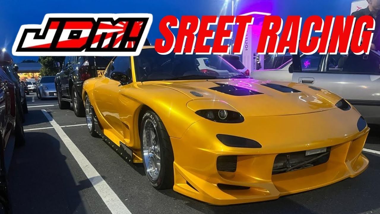 Modified JDM cars go street racing in London