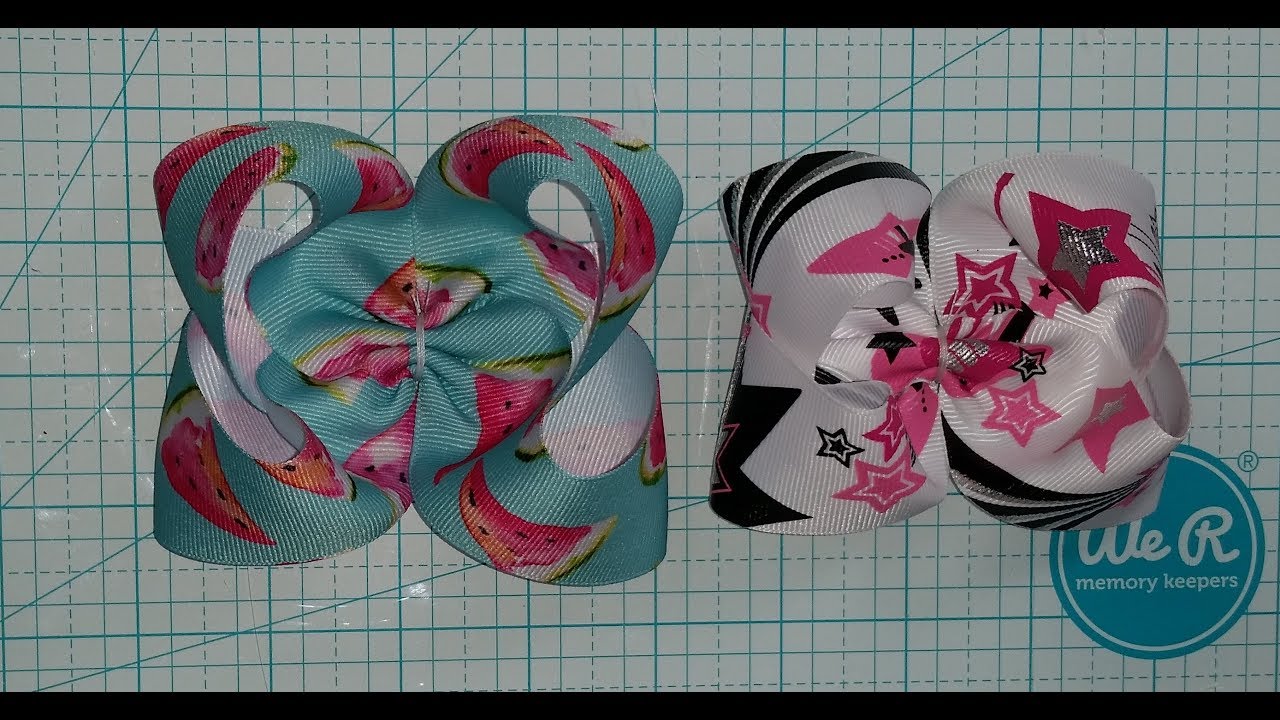 Beginner Bow Making: Twisted Boutique Bow (TBB) crease method using 1.5