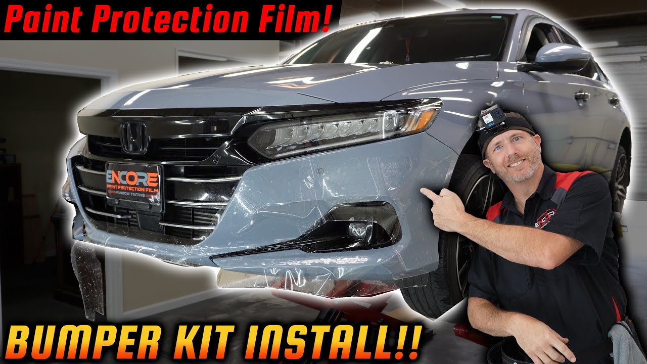 Beginner Friendly Paint Protection Film Tutorial | 2023 Honda Accord Front Bumper PPF Installation