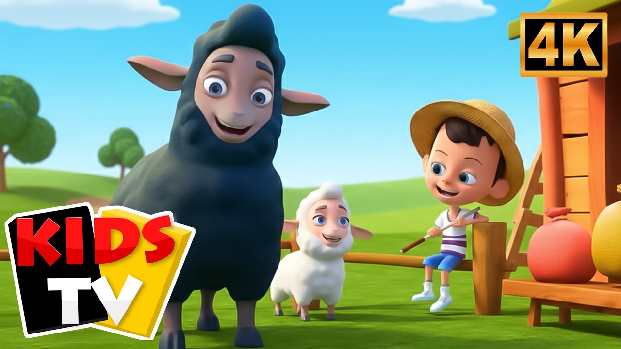 Mäh Mäh Schwarzes Schaf | Beliebter Kinderreim von Looloo Kids