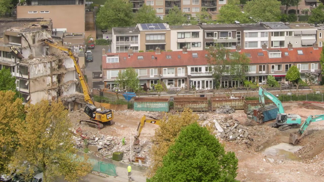 Timelapse van sloop Zuiderschans, 's-Hertogenbosch