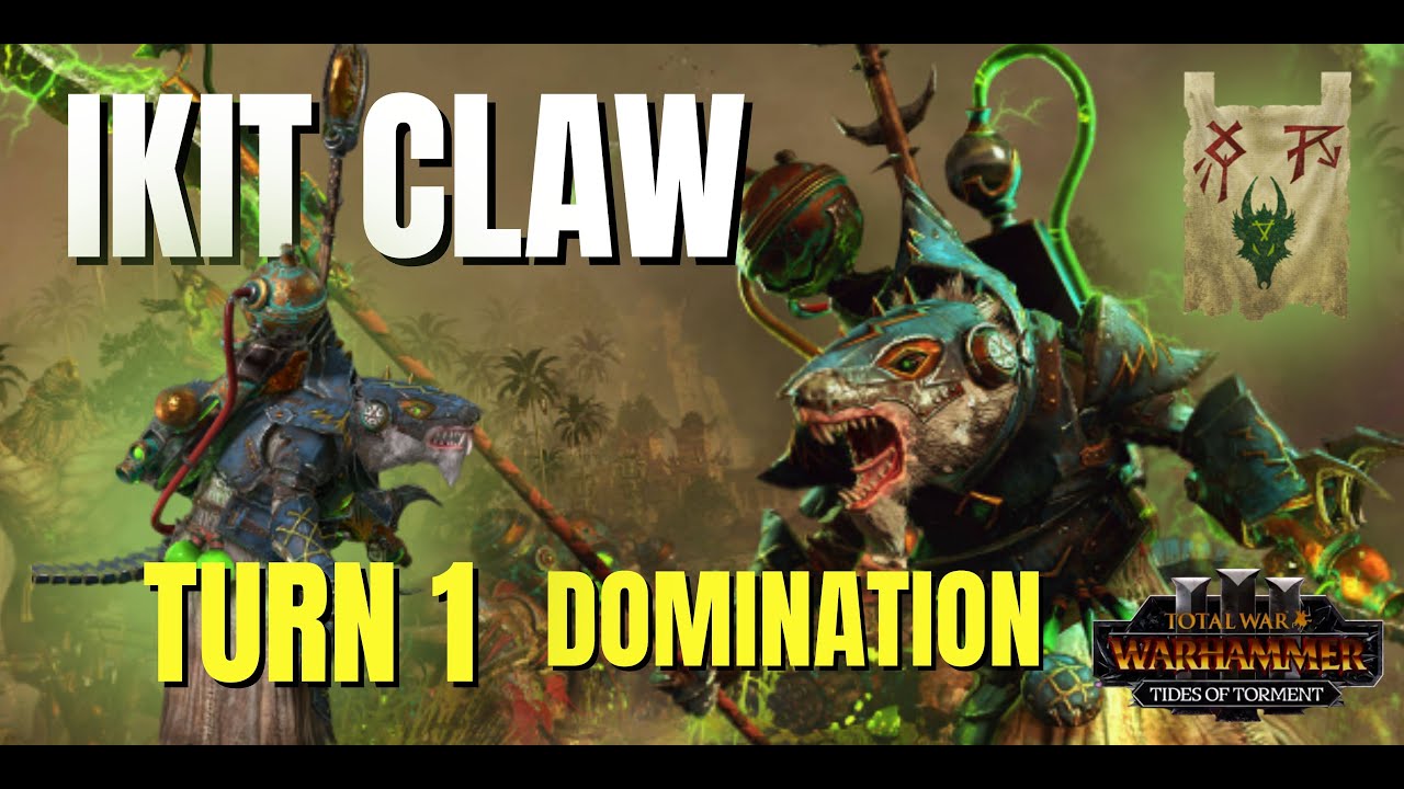 How to Dominate Turn 1 as Ikit Claw | Skaven Beginner Guide - Warhammer 3 (Tides of Torment)