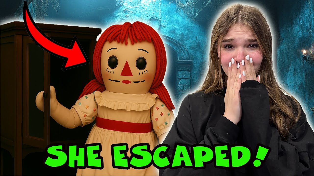 ANNABELLE ESCAPED Her Glass Case at NIGHT... We Caught It on Camera 😱