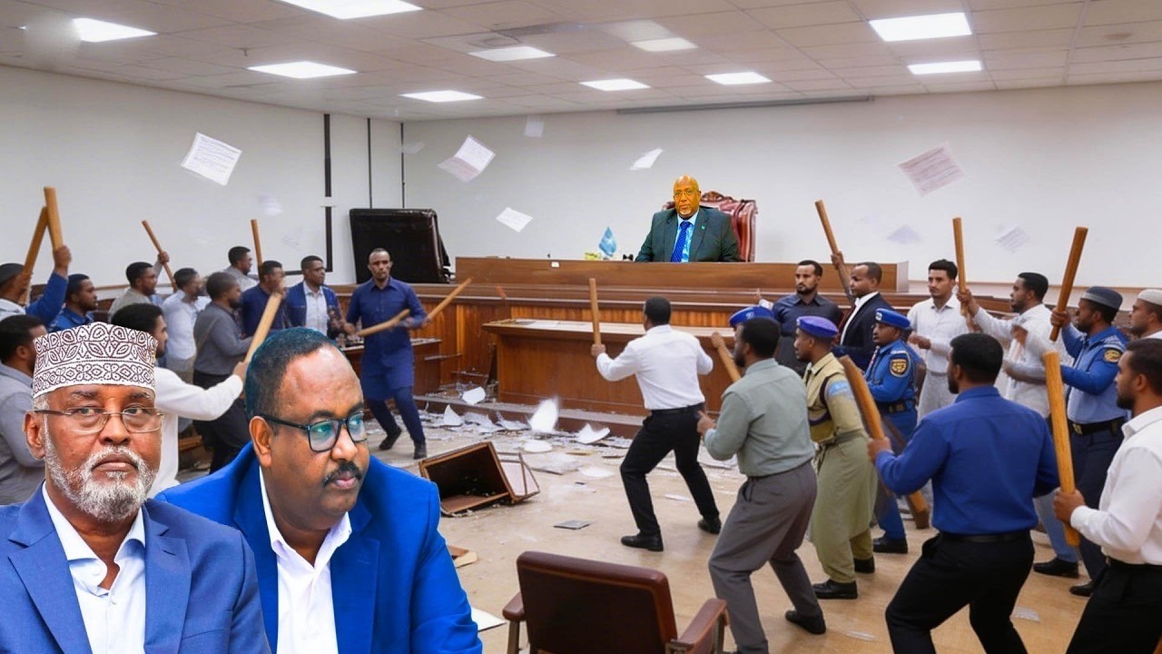TOOS: Wacdarihii Ka Dhacay Baarlamaanka Maanta Xildhibaanada Mucaaradka Oo Dagaal Bilaabay