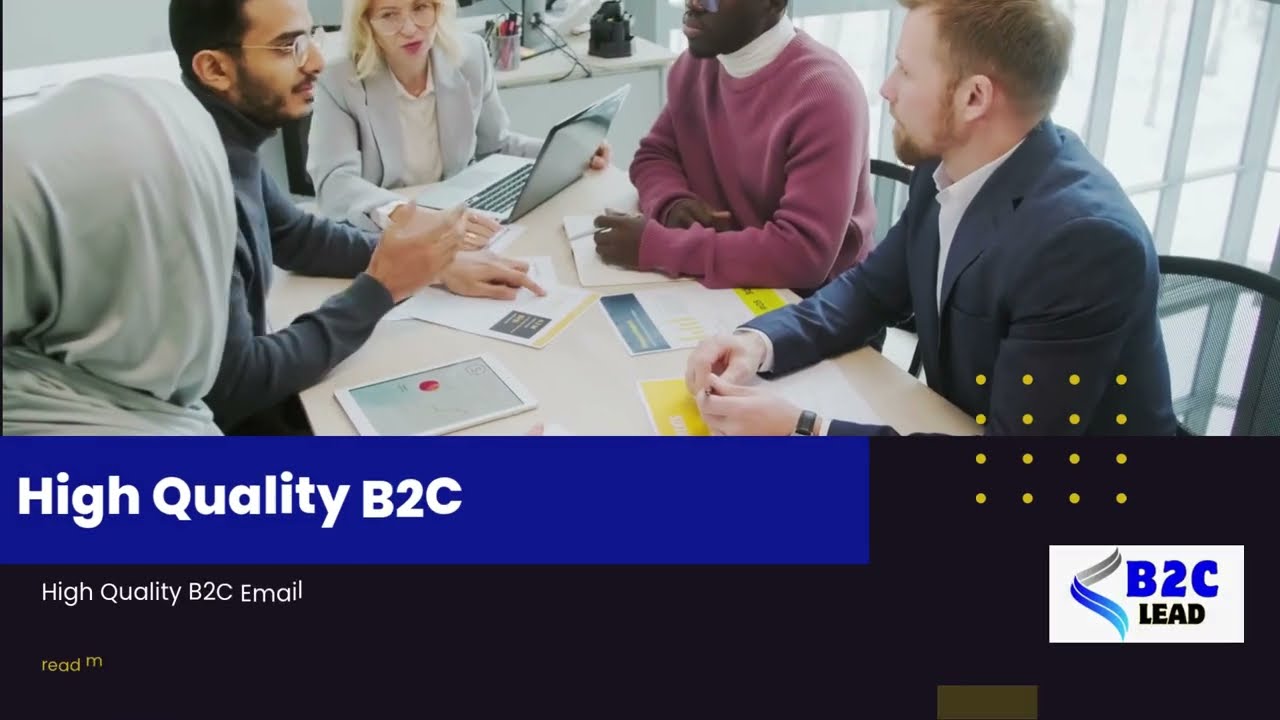 High Quality B2C Email List | Verified Consumer Email Database by B2C Lead