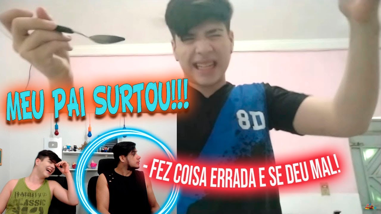MEU PAI SURTOU REAGINDO A ESSE VÍDEO