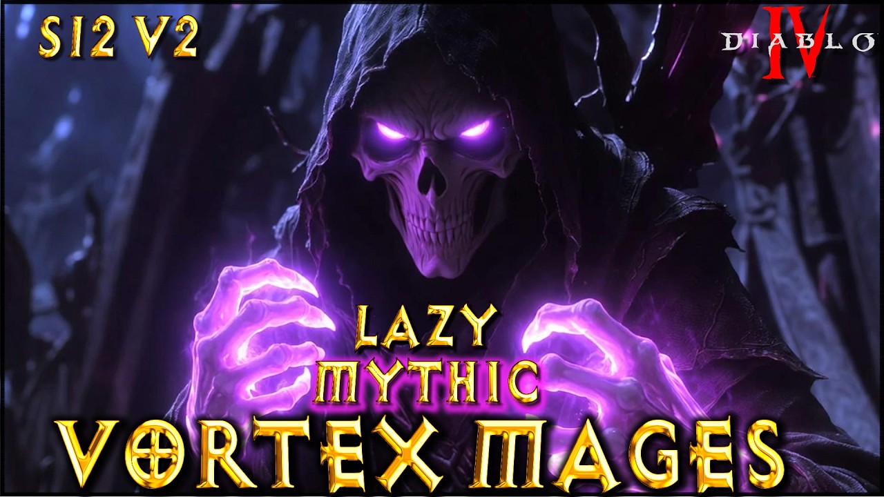 S12 V2 LAZY MYTHIC VORTEX MAGES ! Summoner ! Necromancer Build Diablo 4 VoH