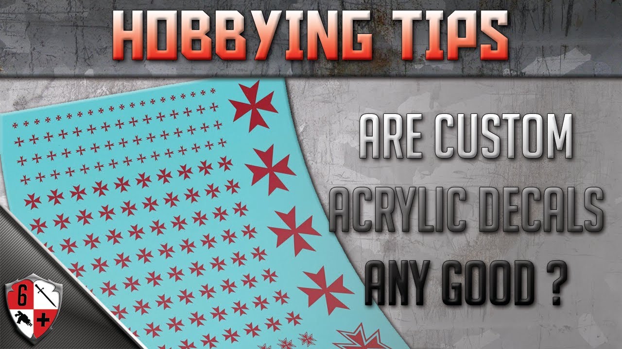 Are Custom Acrylic Decals Worth it - The Mighty Brush