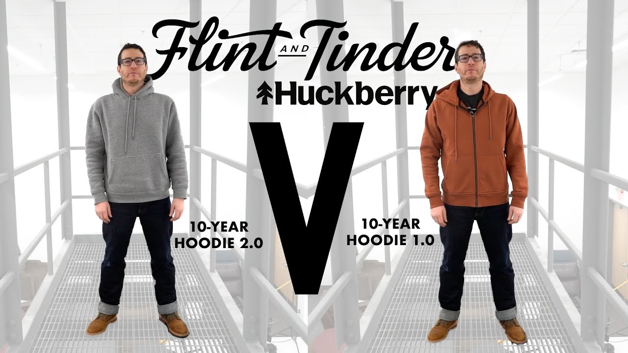 The All New Flint and Tinder 10-Year Hoodie 2.0 Vs the Flint and Tinder 10-Year Hoodie 1.0