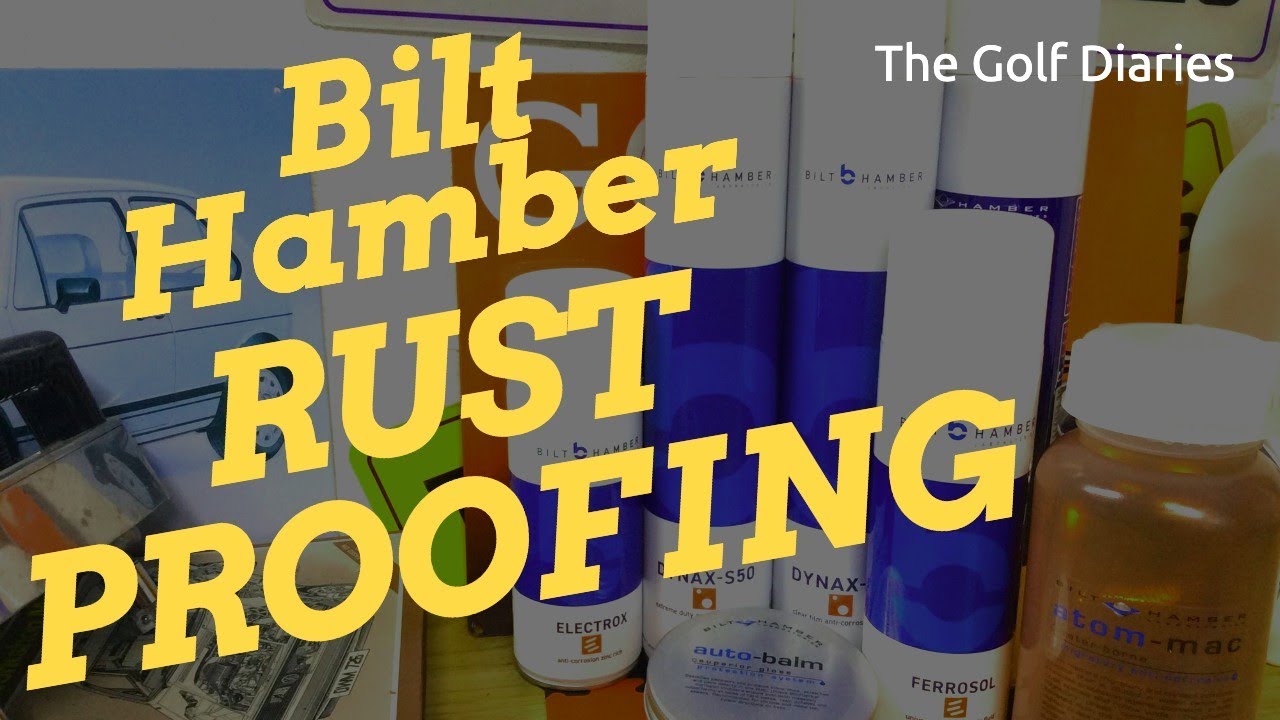 How to rustproof metal. Bilt Hamber: Dynax UC, Dynax UB, Dynax S50, Electrox, Atom-Mac, Autobalm