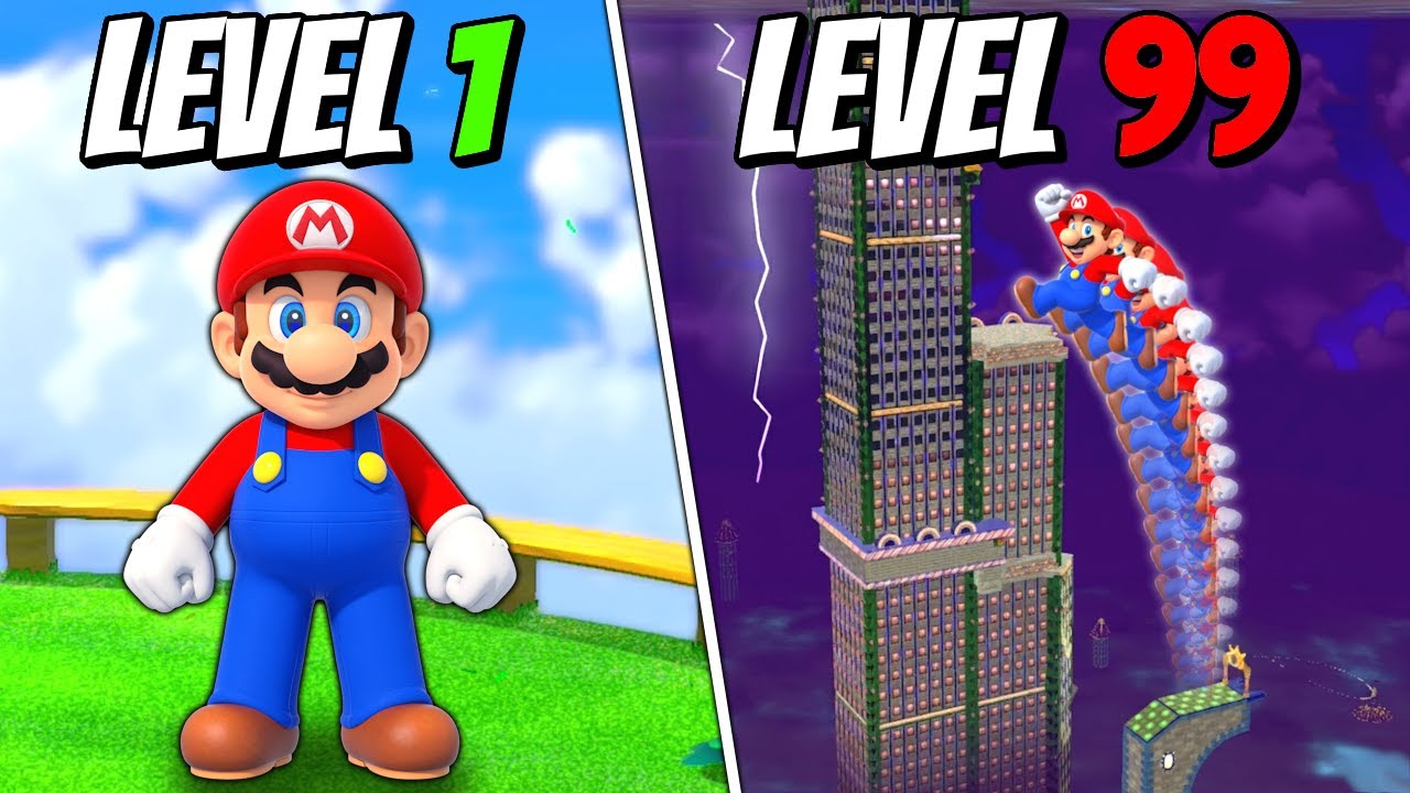 Mario 3d World aber jedes Level = 10-FACHE SPRUNGHÖHE!