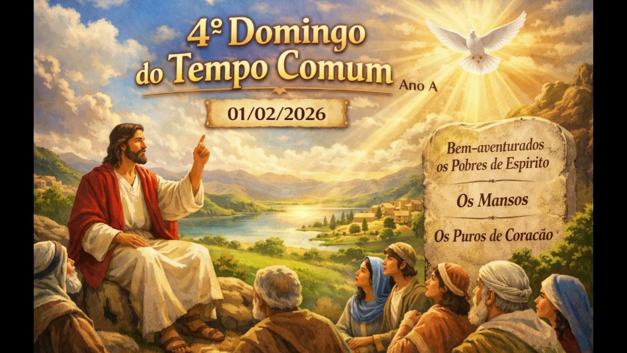 SALMO 145 (146) - FELIZES OS POBRES EM ESPÍRITO, PORQUE DELES É O REINO DOS CÉUS.