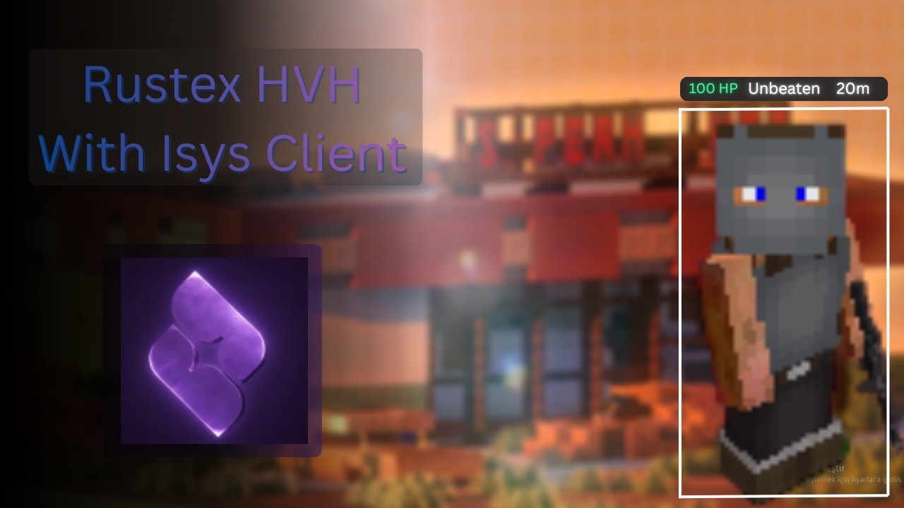 Minecraft Rustex HVH Isys Client gameplay.